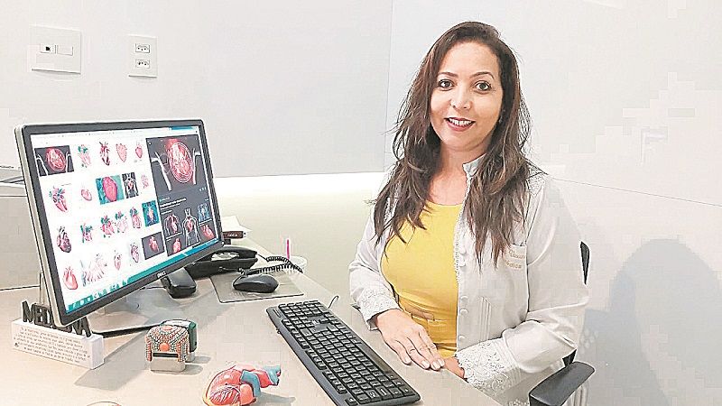 Cardiologista Kátia Vasconcellos orienta adotar hábitos alimentares saudáveis (Foto: Divulgação)
