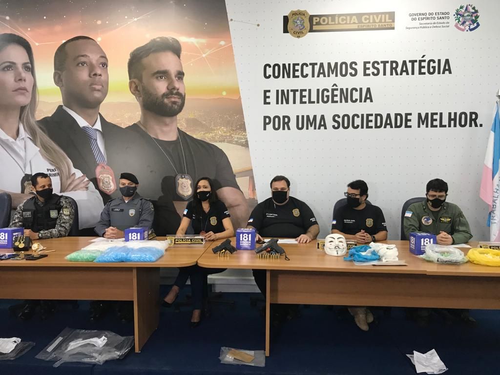 Coletiva sobre a Operação Caim (Foto: Jaciele Simoura)