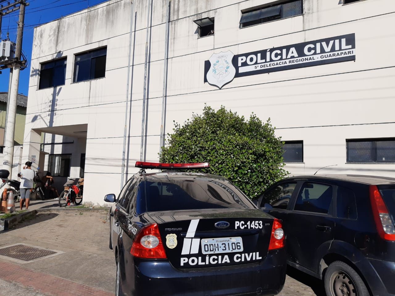Delegacia de Polícia Civil de Guarapari (Foto: Roberta Bourguignon)