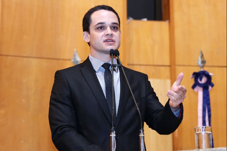 Delegado Pazolini é candidato a prefeito de Vitória pelo Republicanos (Foto: Ellen Campanharo/Ales)