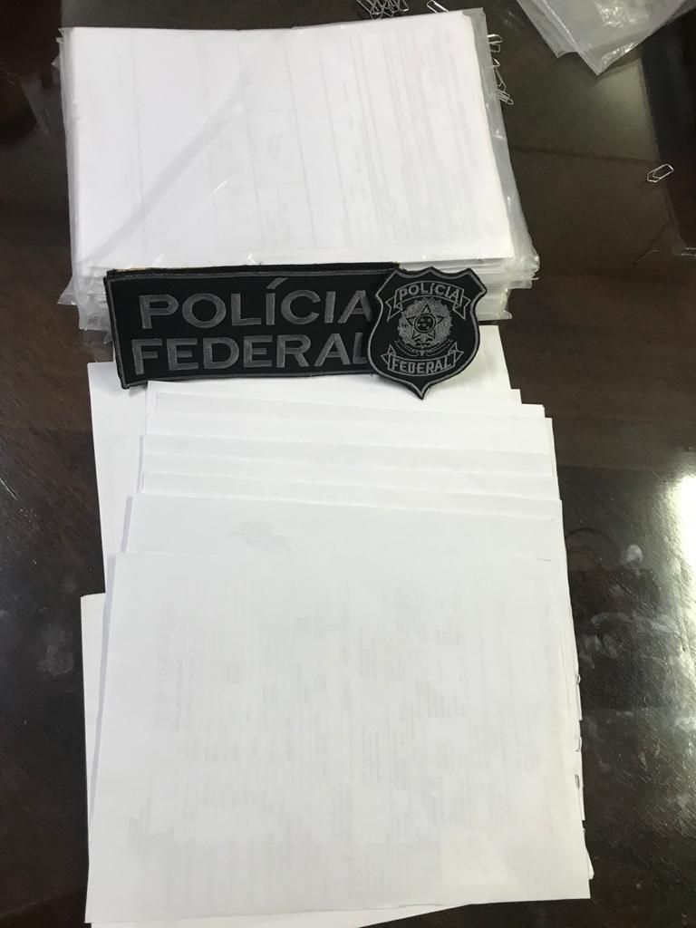 Polícia Federal cumpriu mandado de busca e apreensão na sede da empresa (Foto: Divulgação/ PF)