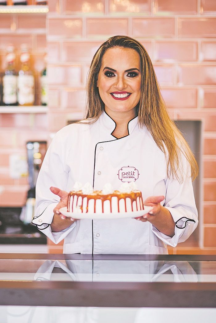 Gizele Sarcinelli encontrou nos bolos de pote um dom (Foto: Maressa Moura)