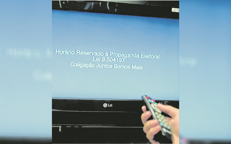 Horário eleitoral na TV (Foto: Divulgação)
