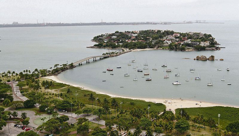Bairro Ilha do Frade, em Vitória (Foto: Leone Iglesias / AT)