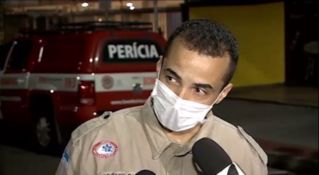 Cabo Rômulo tirou criança de apartamento (Foto: Reprodução/ TV Tribuna)