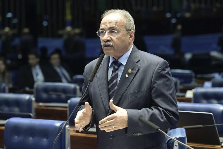 O senador Chico Rodrigues (DEM-RR) foi flagrado com dinheiro na cueca (Foto: Waldemir Barreto/Agência Senado)