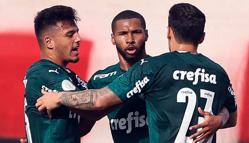 Jogadores do Palmeiras (Foto: Reprodução / Facebook)