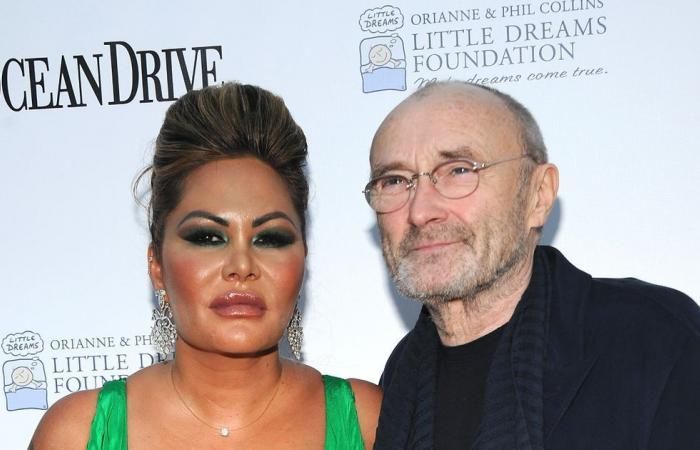 Phil Collins e a ex-mulher Orianne Cevey (Foto: Reprodução / Redes Sociais)