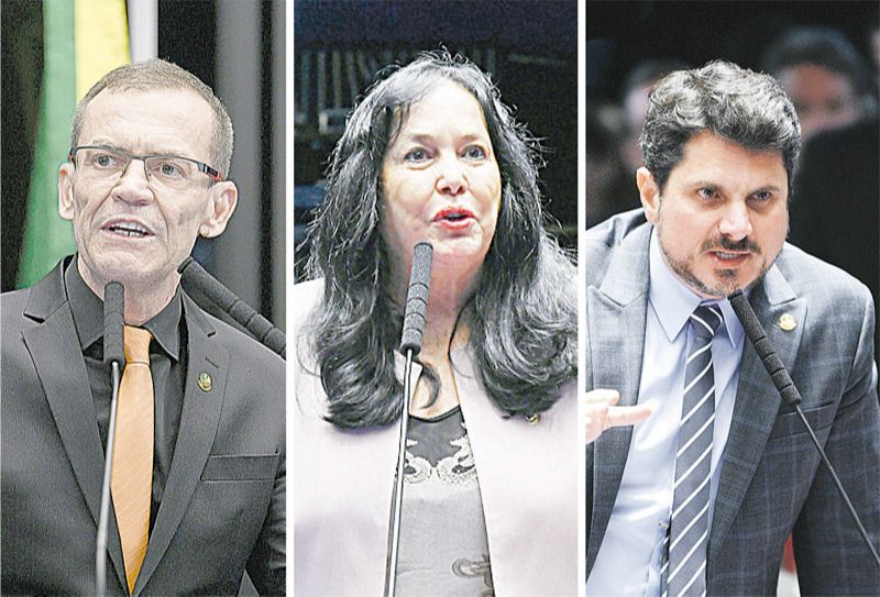 Contarato e Rose já declararam voto favorável ao indicado, enquanto Do Val vai esperar sabatina em comissão (Foto: Fotos: Agência Senado)