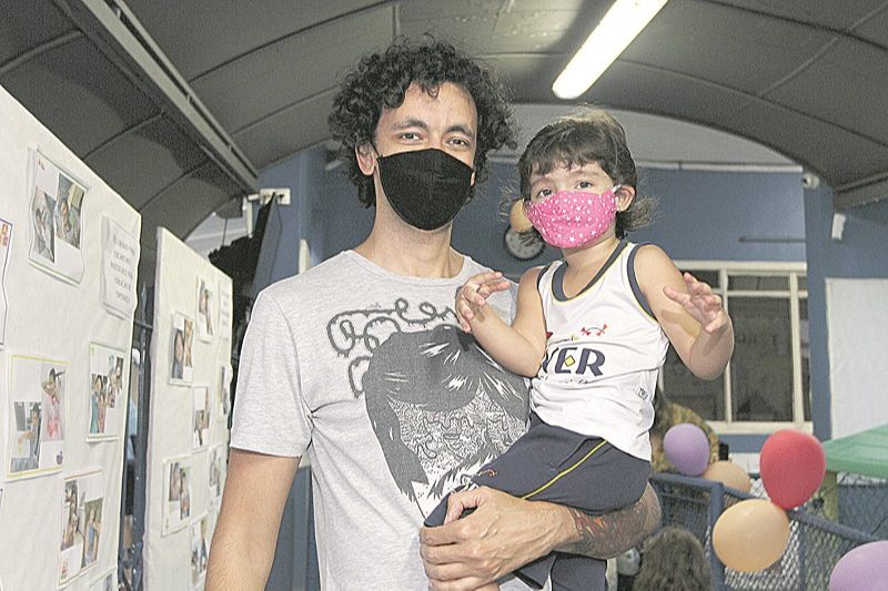 O publicitário André Fiorotti, 38 anos, pai da Aurora, 3 anos (Foto: Kadidja Fernandes/AT)