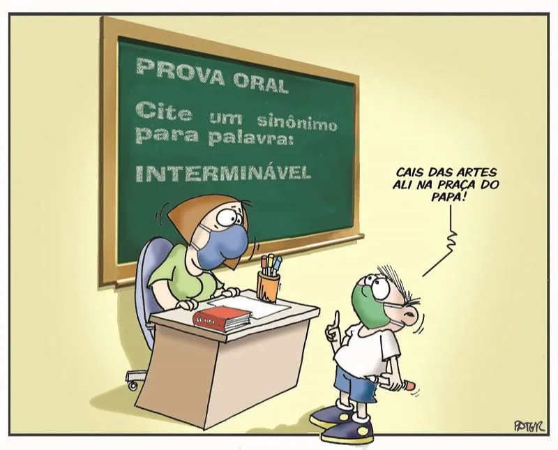 Imagem ilustrativa da imagem Charge do Dia: Sinônimo de interminável