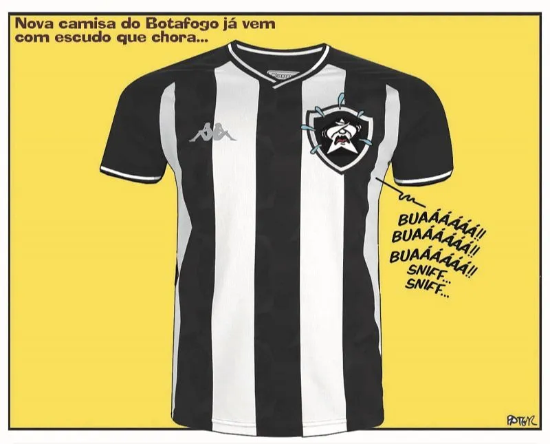 Imagem ilustrativa da imagem Charge do Dia: Nova camisa do Botafogo