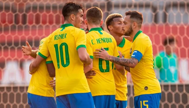 Imagem ilustrativa da imagem Com gol de ex-Flamengo, Seleção Olímpica bate a Coreia do Sul