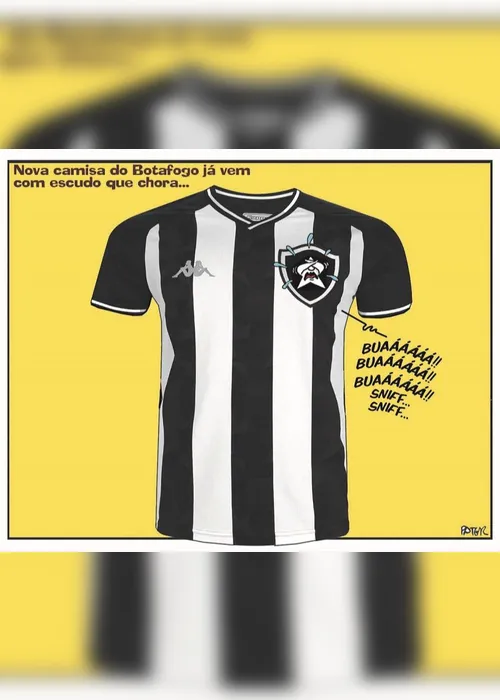 Imagem ilustrativa da imagem Charge do Dia: Nova camisa do Botafogo