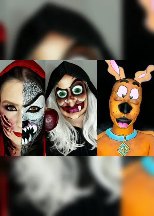 Imagem ilustrativa da imagem Maquiadora faz sucesso com desenhos de personagens e de terror