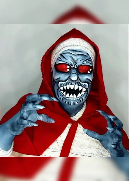 Imagem ilustrativa da imagem Maquiadora faz sucesso com desenhos de personagens e de terror