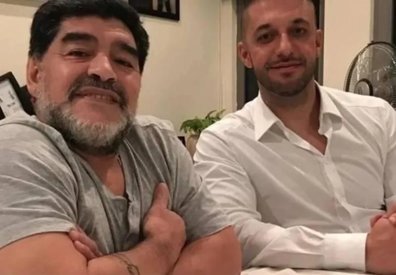 Maradona e Matias Morla