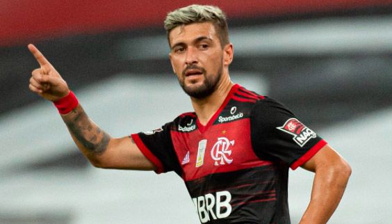 De Arrascaeta marcou um dos gols da partida (Foto: Reprodução / Twitter Flamengo)