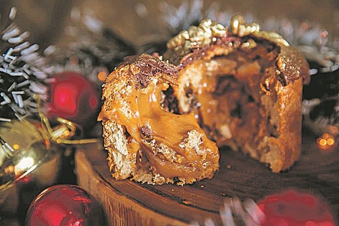 Brigatone de caramelo (Foto: Divulgação/  Débora Benaim)