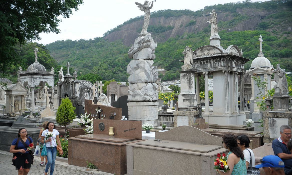 Cemitério no Rio de Janeiro (Foto: Arquivo/ Tomaz Silva/ Agência Brasil)