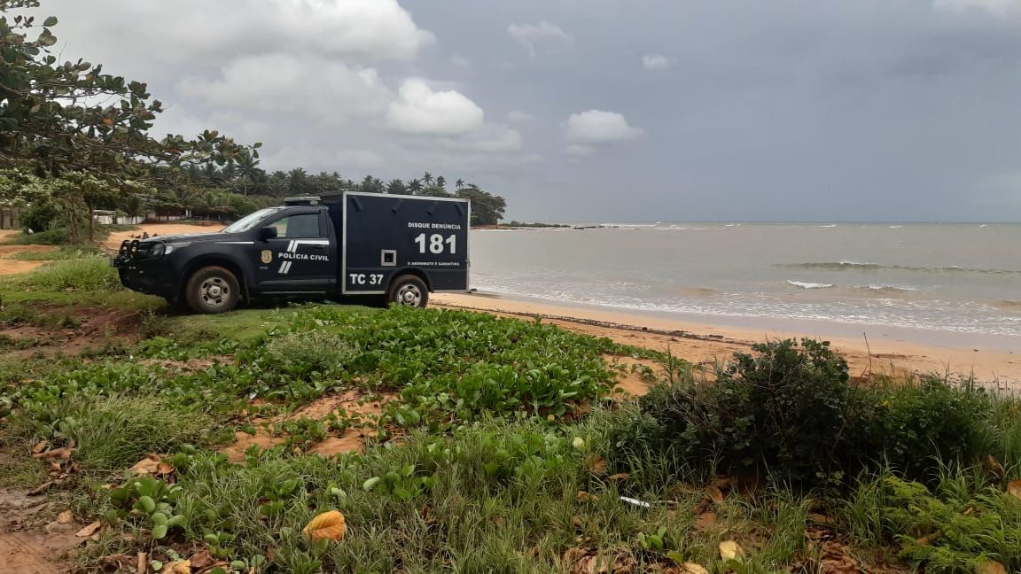 Praia de Capuaba, na Serra (Foto: Anny Freire)