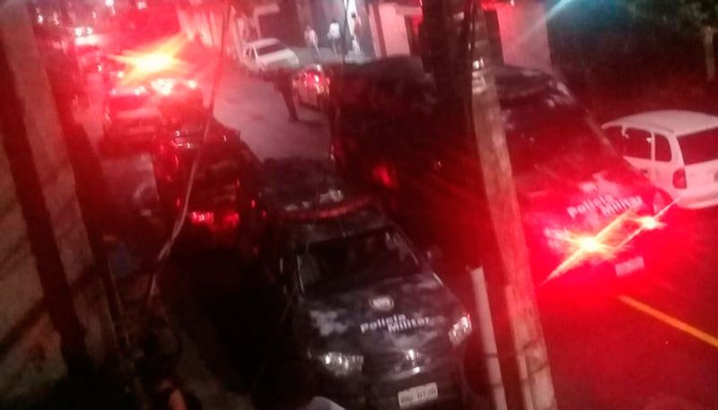 Policiais Militares deram suporte no caso em Maria Ortiz (Foto: Enviado por leitor)