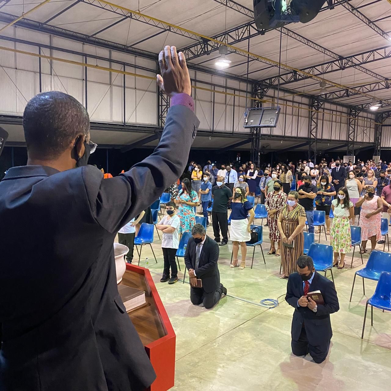 Culto de unções e ordenações realizado no dia 2 de outubro no Maanaim de Fortaleza/CE