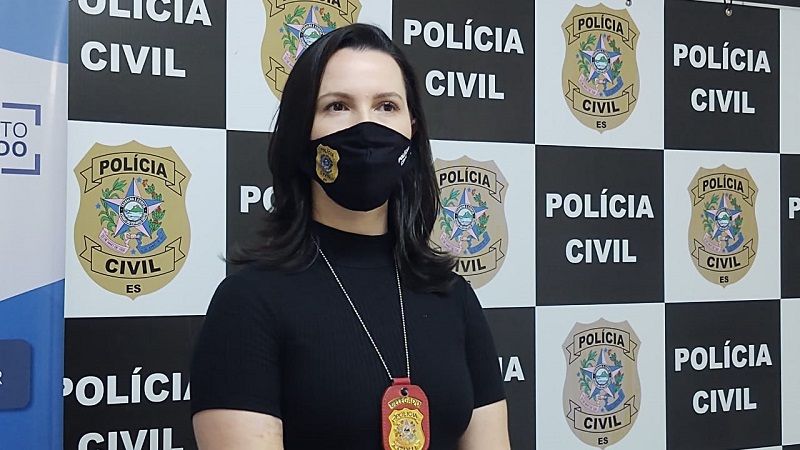 Delegada Larissa Lacerda, da DHPP de Vitória (Foto: Taynara Nascimento)