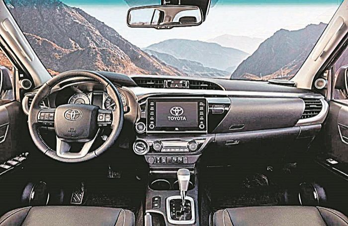 Painel da linha 2021 da Hilux (Foto: Assessoria Toyota)
