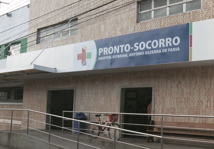 Hospital Estadual Antônio Bezerra de Faria em Vila Velha (Foto: Thiago Coutinho - 12/10/18)