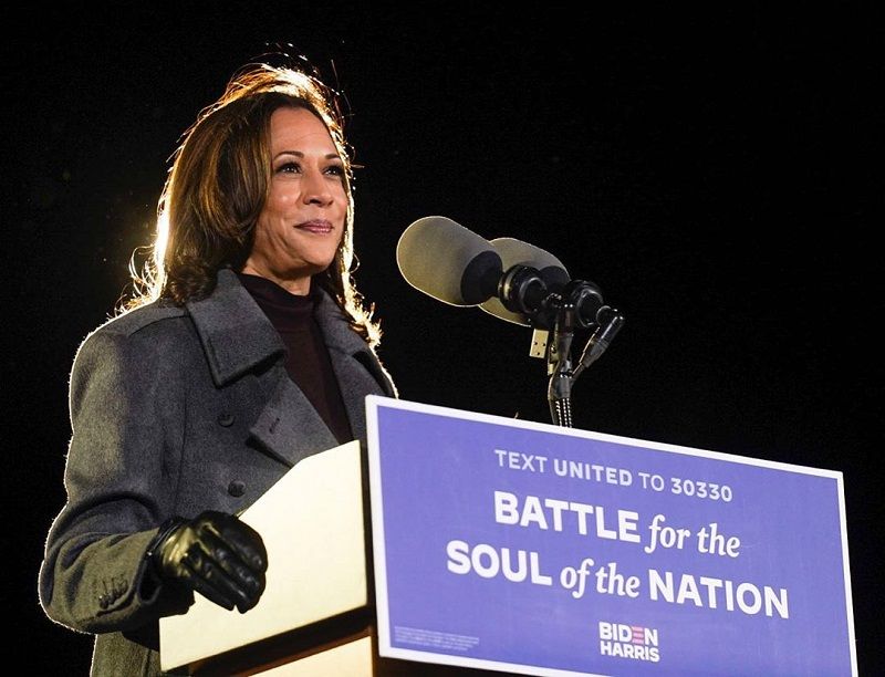 Kamala Harris é a primeira mulher negra a chegar ao cargo de vice-presidente dos EUA (Foto: Reprodução/Instagram)