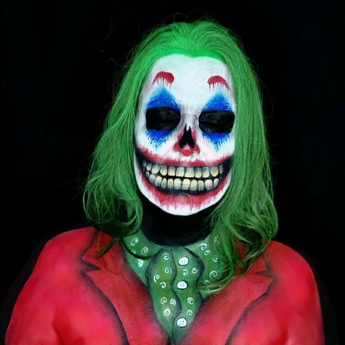 Maquiagem do personagem Coringa (Foto: Reprodução/Instagram/@marianaromeromakeup)