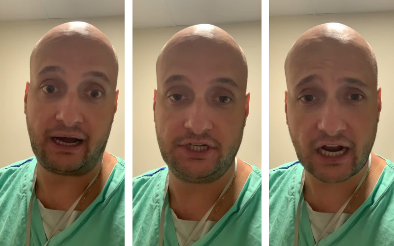 Médico intensivista e professor universitário Adenilton Rampinelli faz alerta sobre pandemia (Foto: Reprodução/Vídeo Instagram)