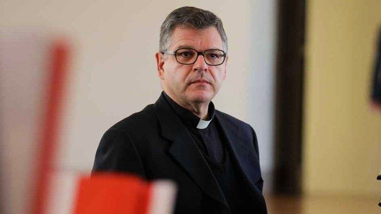 Monsenhor Marcos Pavan, diretor do coral da Capela Sistina (Foto: Divulgação / Vatican News)