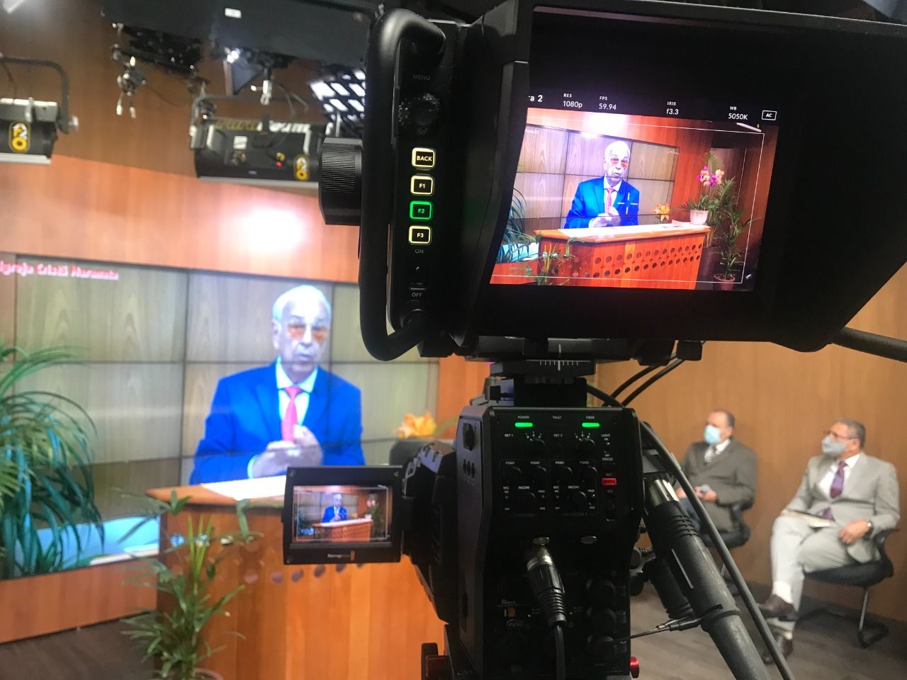 O presidente da instituição, pastor Gedelti Gueiros, fez um breve histórico da formação da Igreja Cristã Maranata em sua saudação