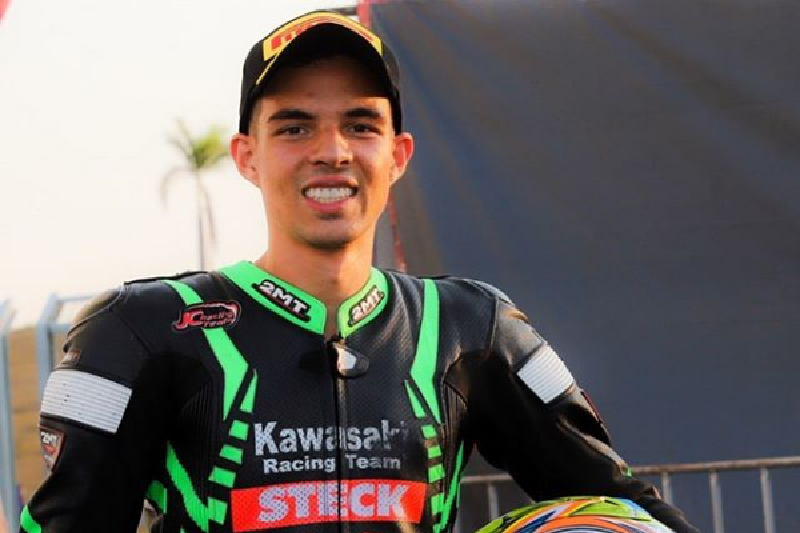 O piloto de motociclismo Matheus Barbosa morreu durante a quinta etapa do SuperBike Brasil no autódromo em São Paulo (Foto: Divulgação/ Instagram)
