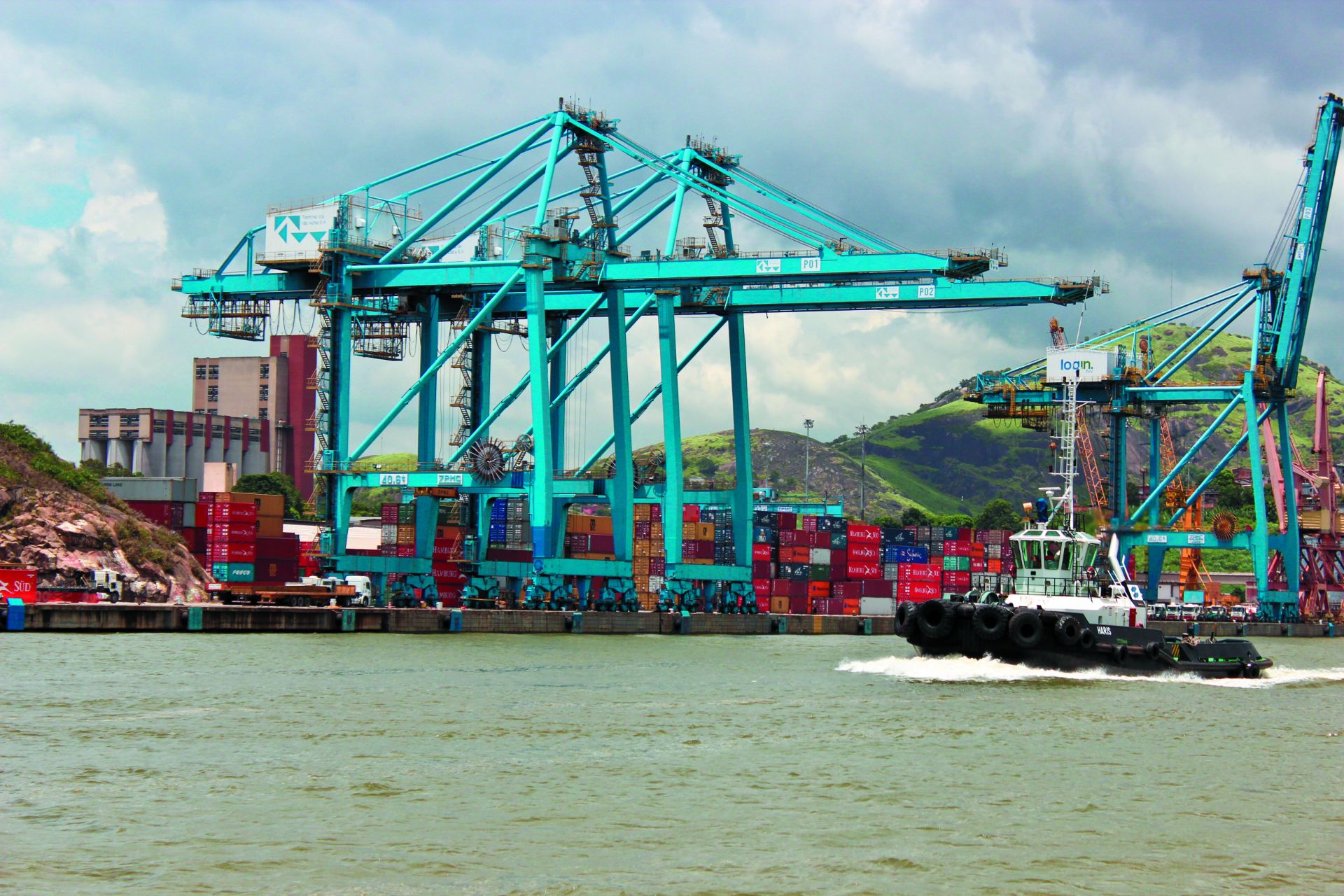 Porto de Vitória (Codesa) (Foto: Arquivo AT/Leonardo Bicalho - 23/01/12)
