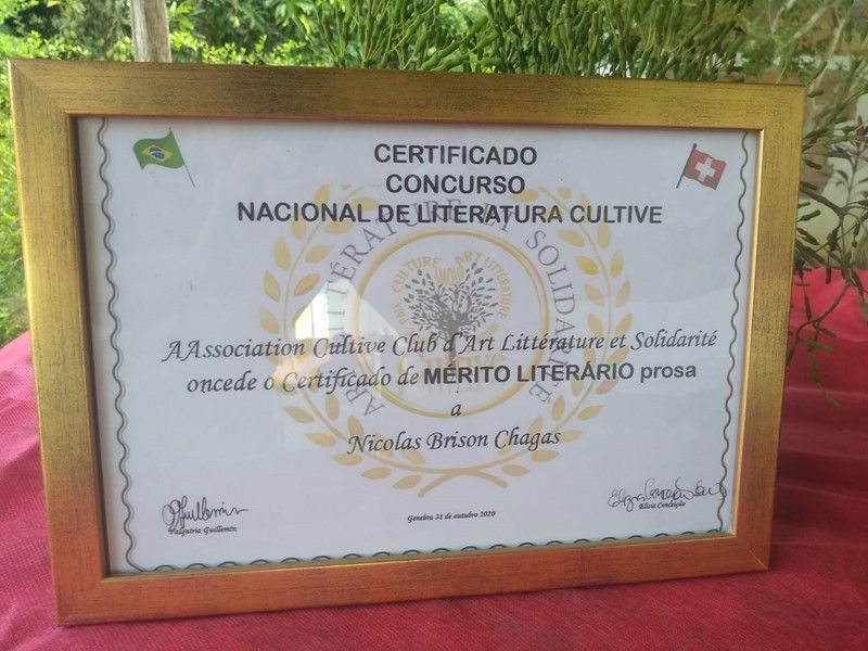 Os alunos receberam as seguintes premiações: publicação do texto na Revue Cultivee, um livro para cada estudante, e o certificado de participação (Foto: Divulgação/Sedu)