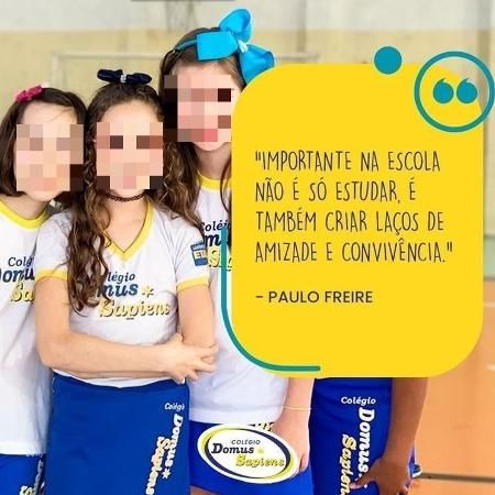 Aluna negra foi excluída de publicidade da instituição de ensino. (Foto: Reprodução)