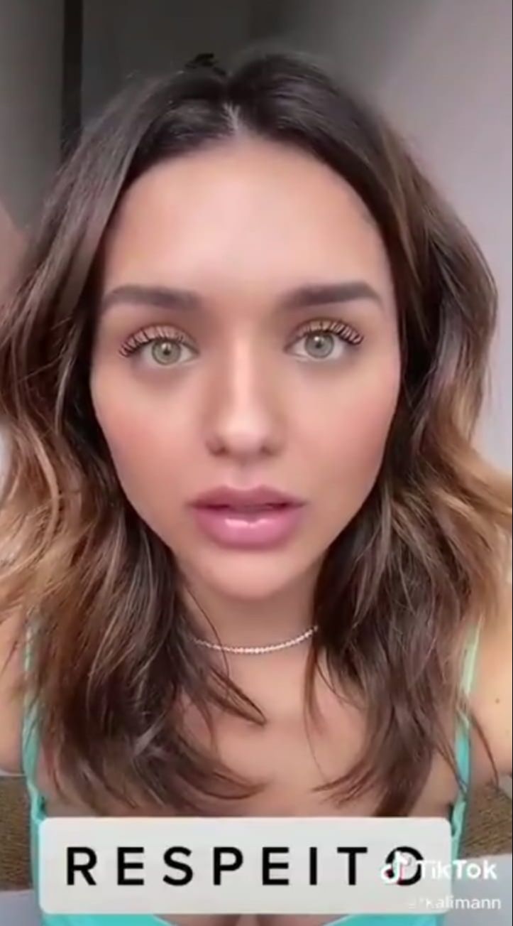 Rafa Kalimann é criticada por postar dublagem do julgamento de Mariana Ferrer no TikTok (Foto: Reprodução/TikTok)
