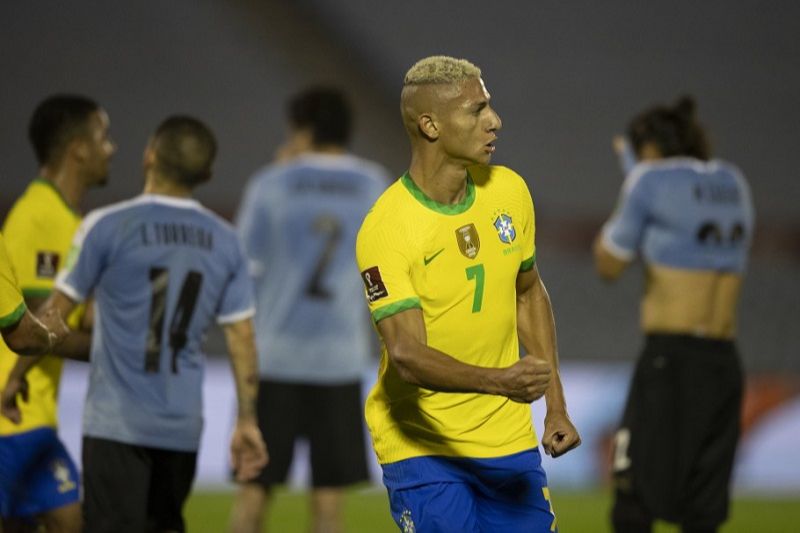 Richarlison na seleção (Foto: Lucas Figueiredo/CBF)
