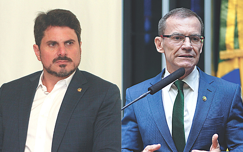 Senadores Marcos do Val (Podemos) e Fabiano Contarato (Rede) (Foto: Arquivo/AT)