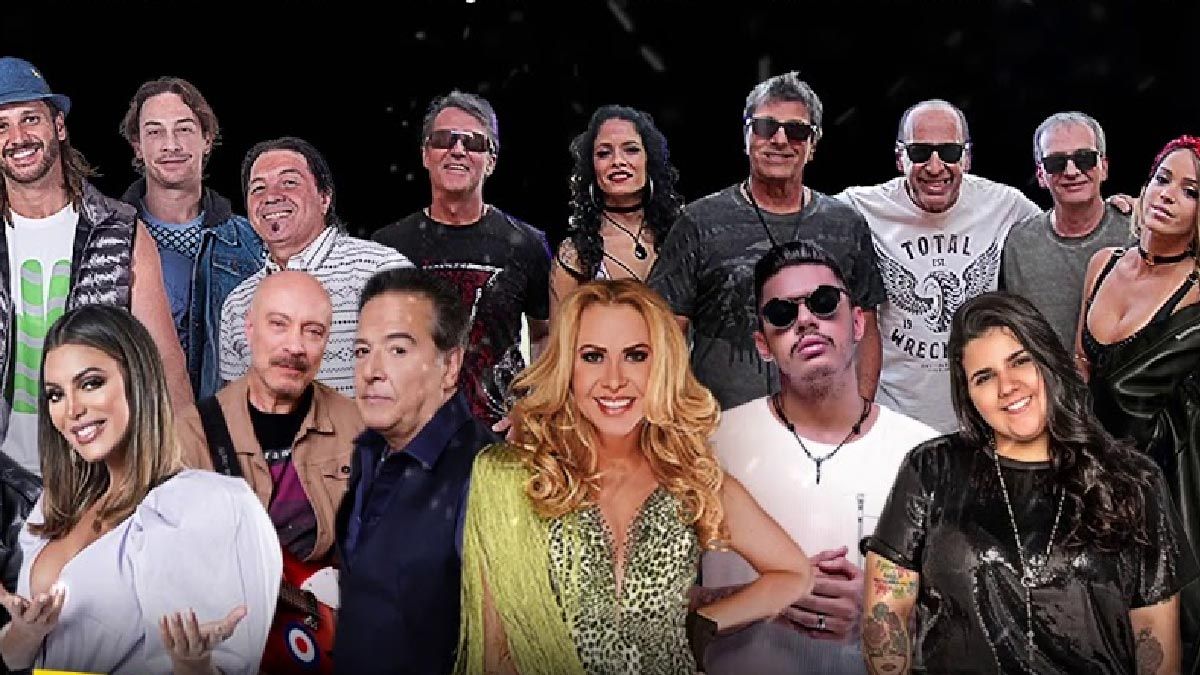 Evandro Mesquita, da Blitz, Joelma e Tato, do Falamansa, prometem a “maior live do Brasil"; (Foto: Divulgação)