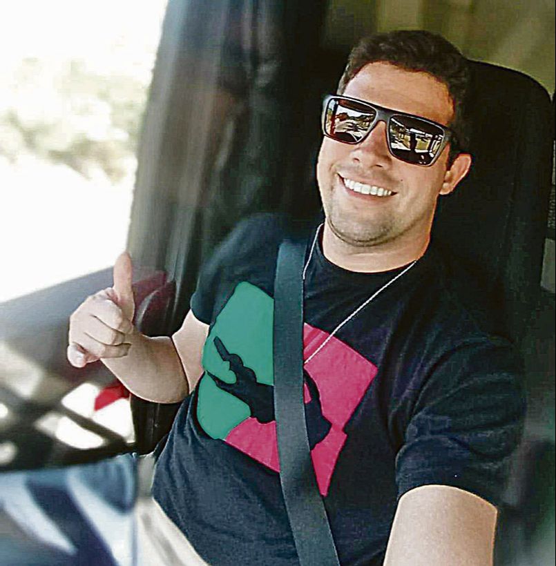 Motorista Tiago Marinato Biancardi, 32 (Foto: Acervo Pessoal)