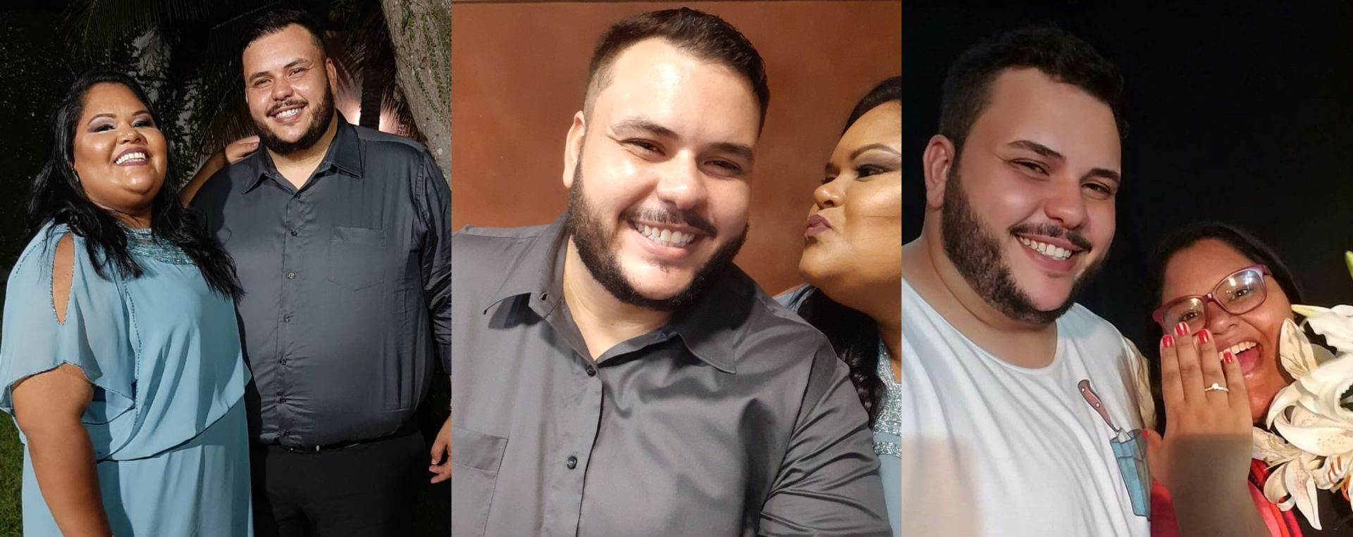 Veri Duarte e o noivo, Vinicius Telles (Foto: Acervo Pessoal)