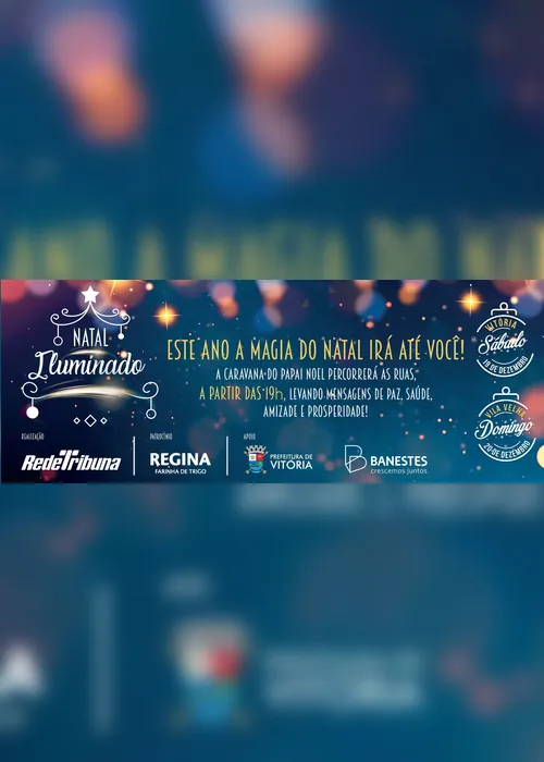 Imagem ilustrativa da imagem Caravana Natal Iluminado nas ruas de Vitória e Vila Velha