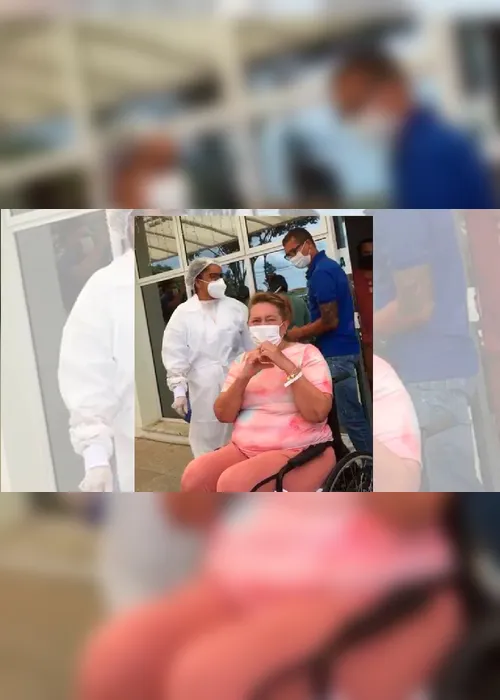 Imagem ilustrativa da imagem Covid: Médica que estava com 90% dos pulmões comprometidos recebe alta do hospital