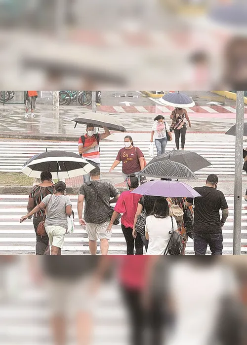 Imagem ilustrativa da imagem Sexta-feira será de chuva em parte do Estado. Confira a previsão