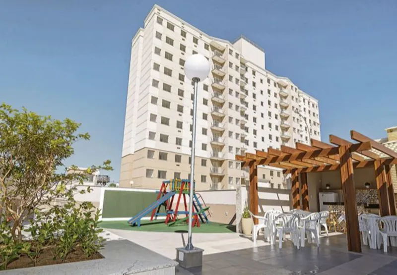 Via Jardins em Morada de Laranjeiras, na Serra, com apartamentos de um ou dois quartos, a partir de R$ 176.500,00. Lazer tem playground, churrasqueiras e piscina