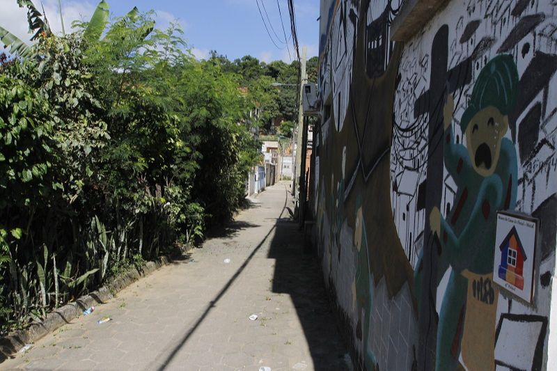 Local onde adolescente foi agredida pela ex do namorado (Foto: Fábio Nunes/ AT/ 04/12/2020)